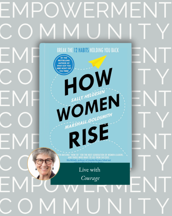 Nancy Lynk Fall 2025 Empowerment Community with cover of the book How Women Rise
